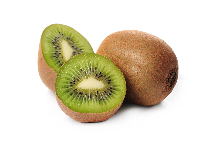 Kiwi on a white background