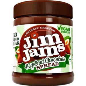 Jim Jams Vegan Dark Hazelnut Chocolate Spread No Added Sugar